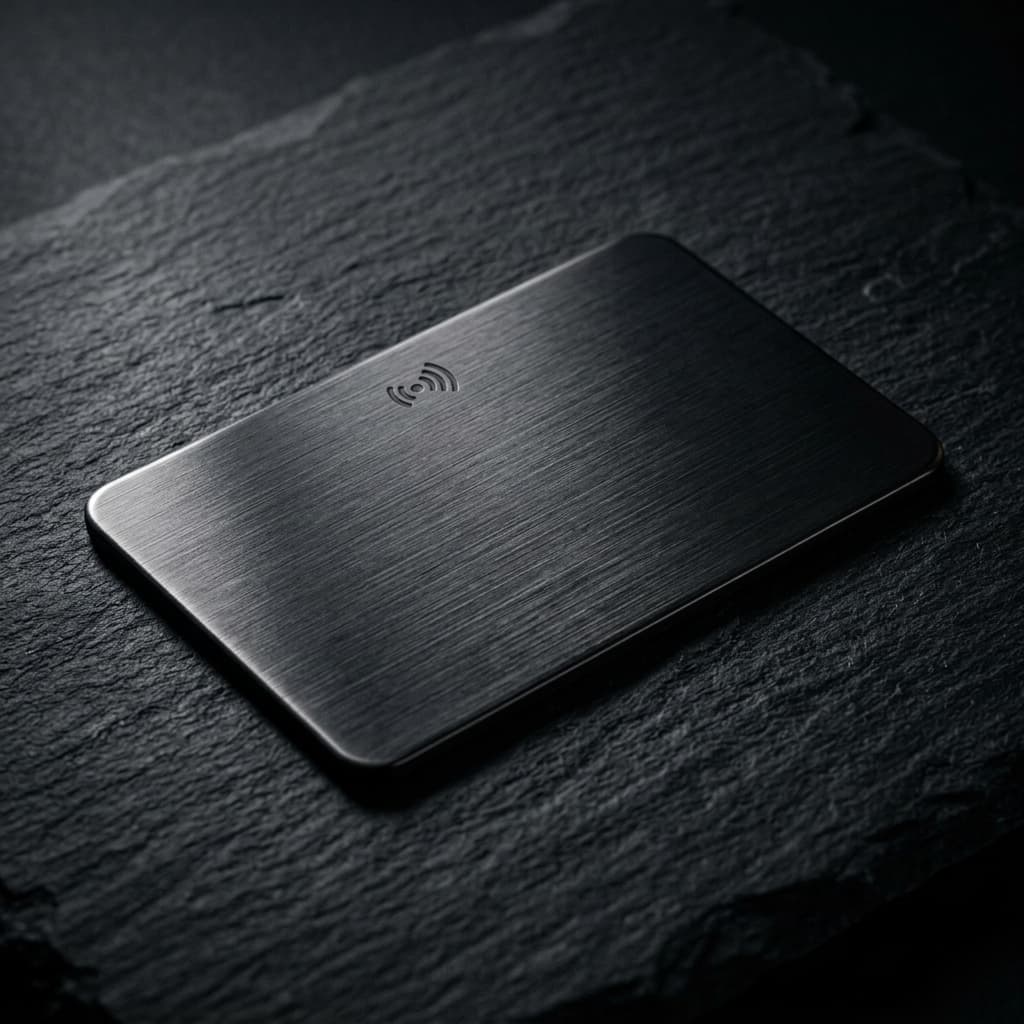 Carte NFC Métal Graphite