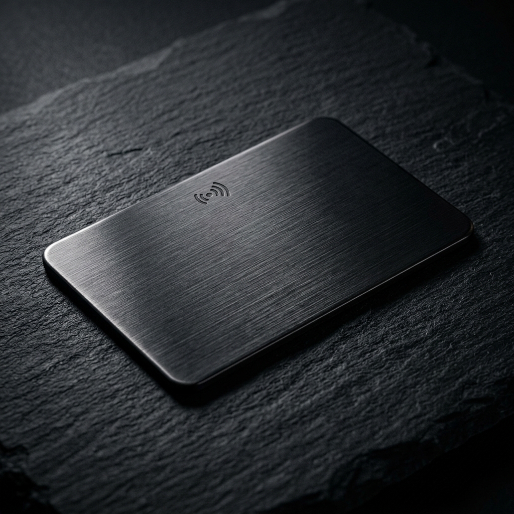 Carte NFC Métal Graphite